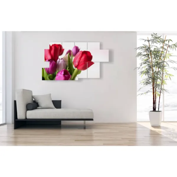 décoration de tableau tulipes