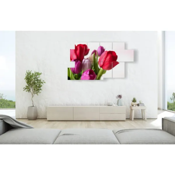 tableaux modernes de tulipes