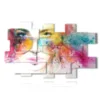 paintings modern women in color - version: 20 pannelli 244x151cm