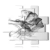 bild gewidmet frauen im grauen rauchprofil - version: 12 pannelli 172x146cm