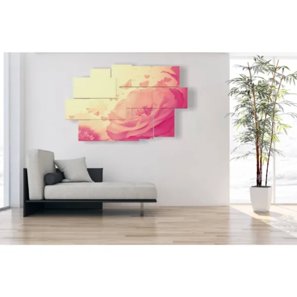 cuadros de rosas blancas para decoración