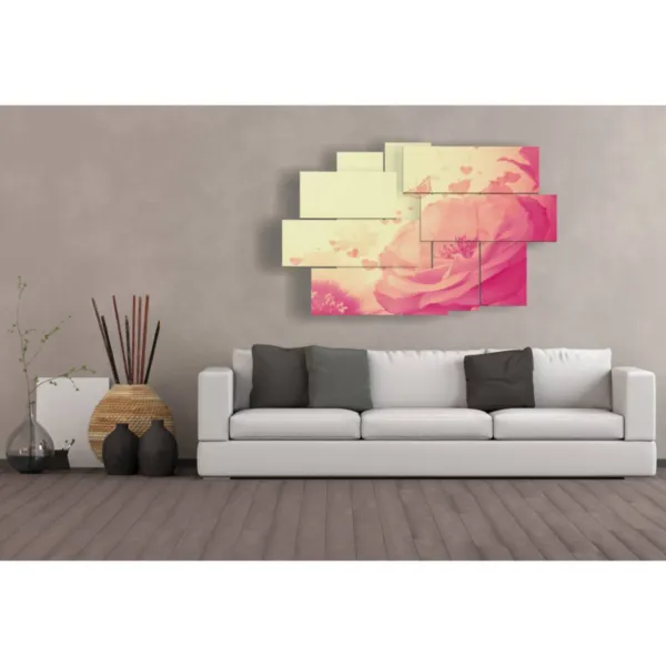 modoner Druck von weißen Rosen