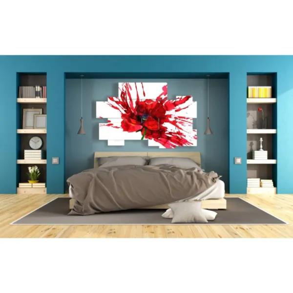 decoraciones murales de flores