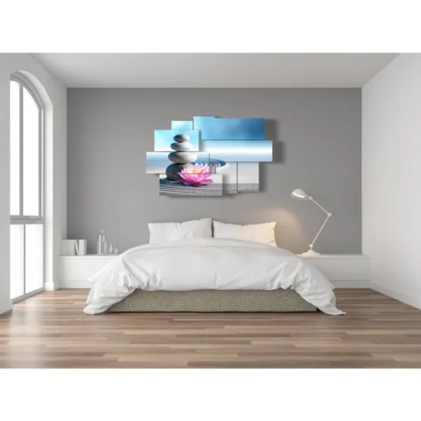 quadro floreale viola