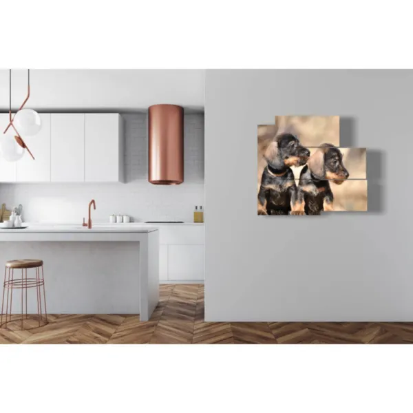 Impressions avec de petits chiens