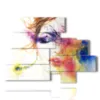 paintings abstract women painting eye - version: 10 pannelli 171x124cm