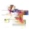 paintings abstract women painting eye - version: 9 pannelli 171x126cm