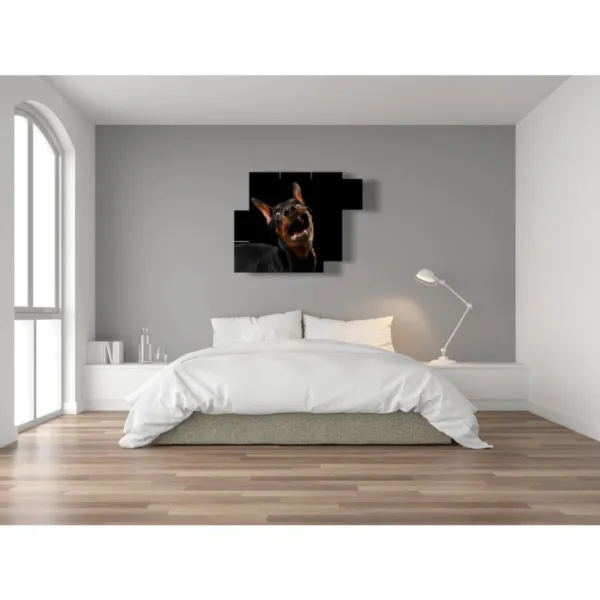 Möbeldesign mit Fotos von großen Hunden