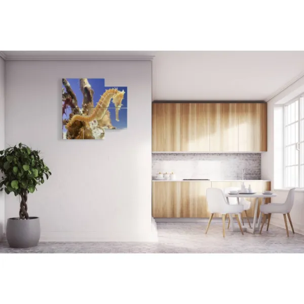 abstract fish prints for decor