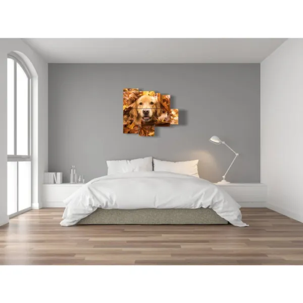 Décoration pour le salon avec des chiens amusants