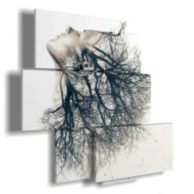 Drucke von Frauen in Schwarz-Weiß