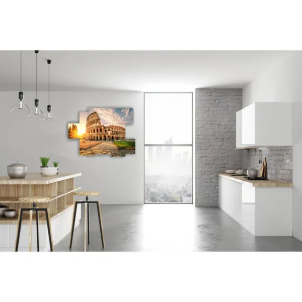 quadri astratti Roma mura