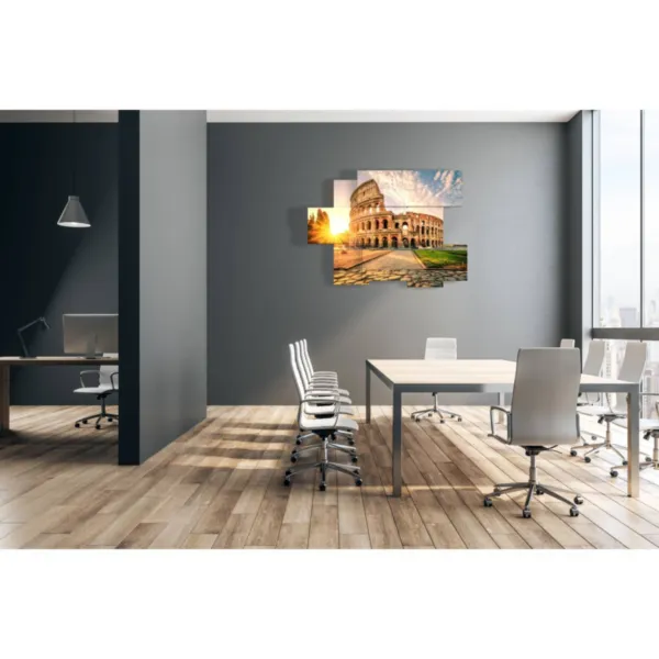 Abstrakte Gemälde Rom für Wohnzimmer