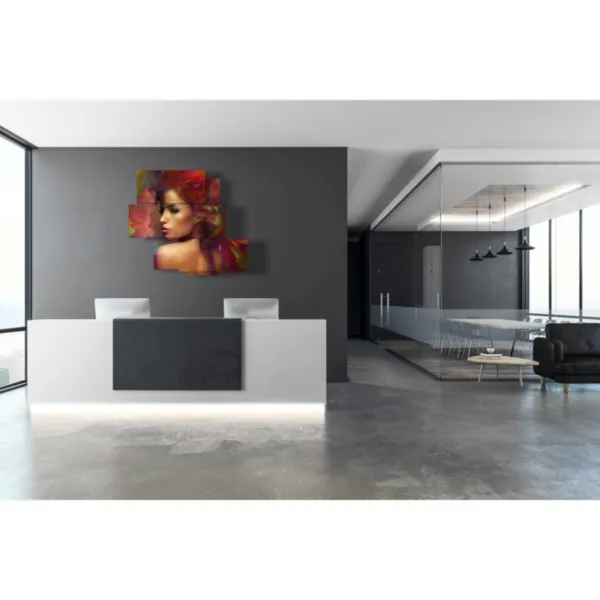 décorations tableaux rouges