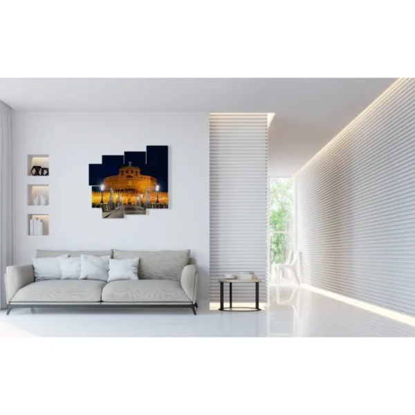 quadri Castel Sant'Angelo di notte