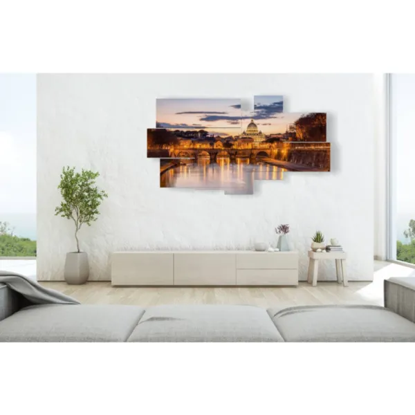 Cuadro con foto de Roma