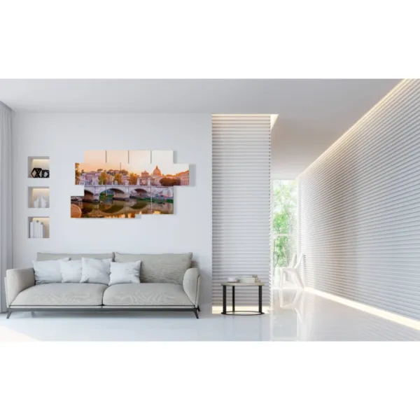 Sunset paintings of Rome