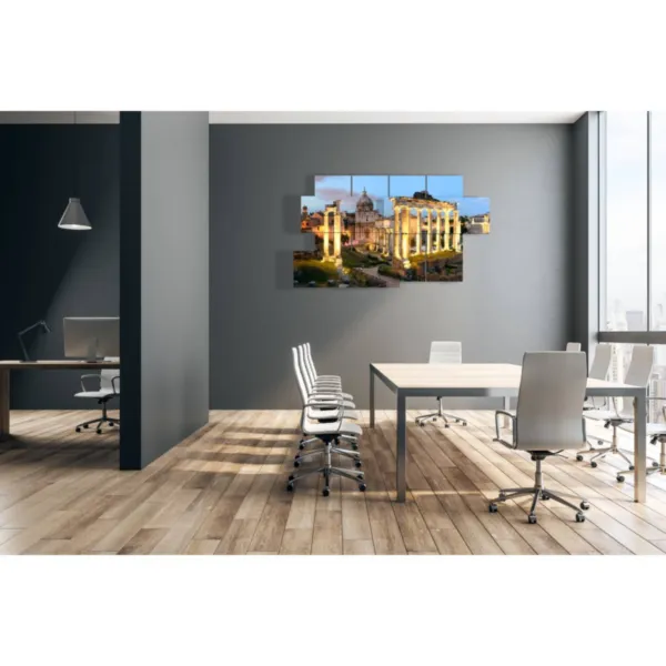 Panoramafotos von Rom bei Nacht