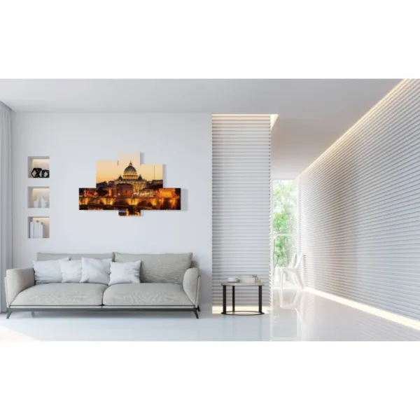 Gemälde von Rom bei Nacht