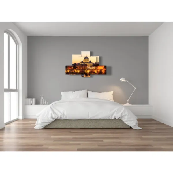 poster con foto di Roma di sera