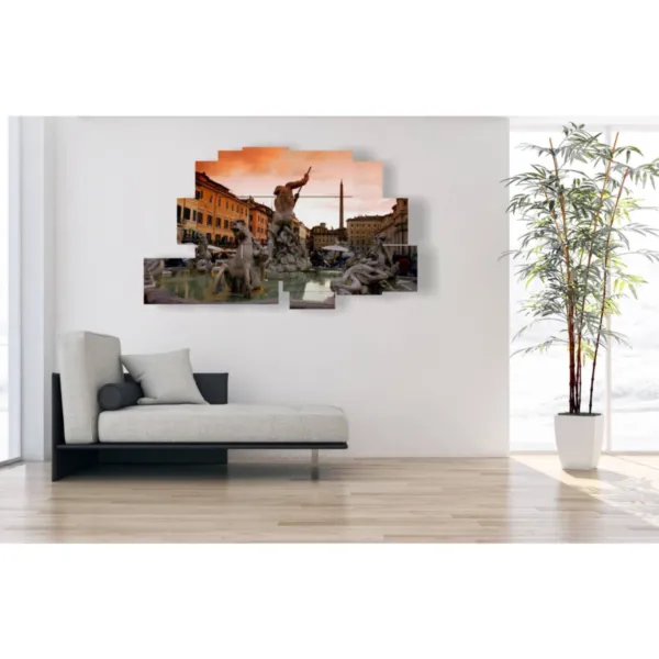 Paintings with photos of Rome