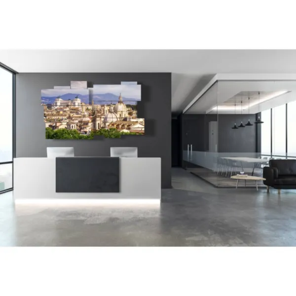 Famous paintings of Rome panoramic print
