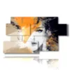peintures 3d estampes abstraites portrait de femme - version: 7 pannelli 157x90cm