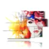 paintings women with hat of flowers - version: 9 pannelli 171x108cm