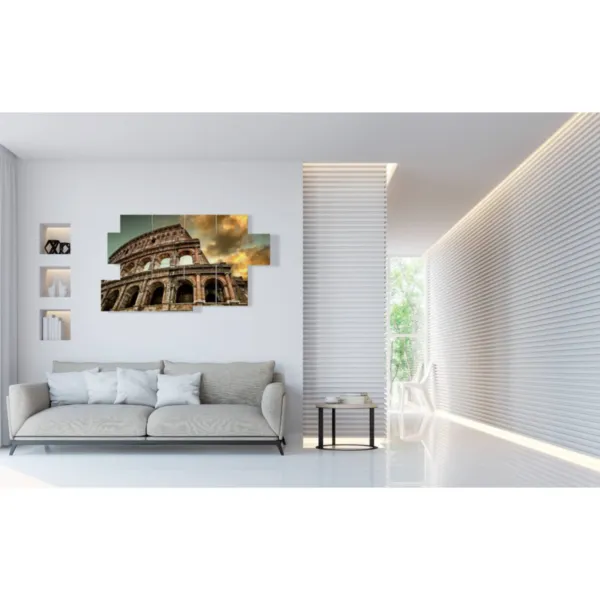 Decoración del Coliseo en Roma