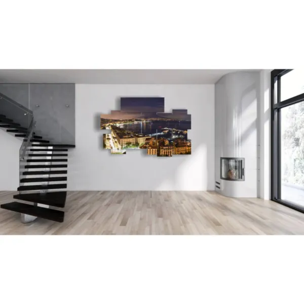 Abstrakte Kunst Stadt Neapel