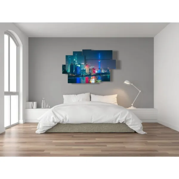 photos nocturnes de Shanghai