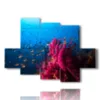 bilder bilder mit fischen im mittelmeer - version: 6 pannelli 135x96cm