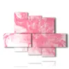 tableaux rose art abstrait - version: 6 pannelli 135x96cm