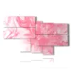 cuadros rosa arte abstracto - version: 7 pannelli 171x102cm