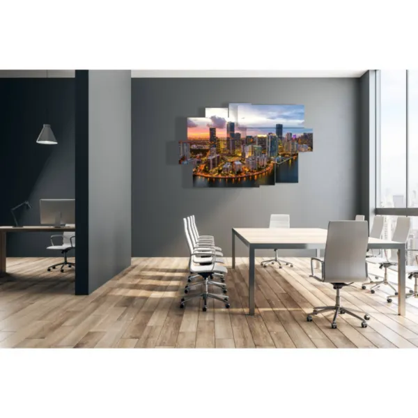 wall art Miami di notte