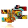 colorful paintings imaginations - version: 8 pannelli 182x130cm