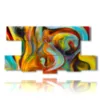 colorful paintings imaginations - version: 8 pannelli 186x97cm