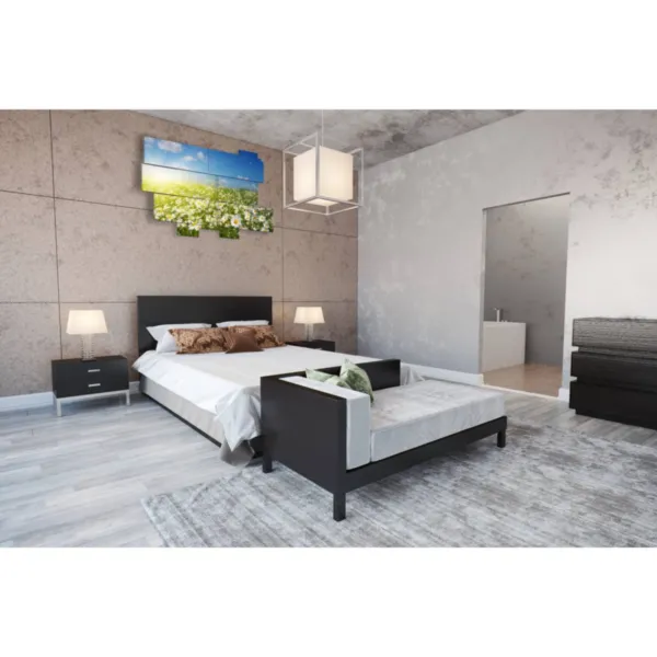 quadro con foto margherite di campo