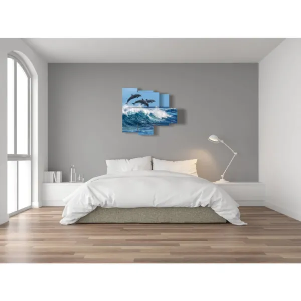 decorazione con quadri di pesci