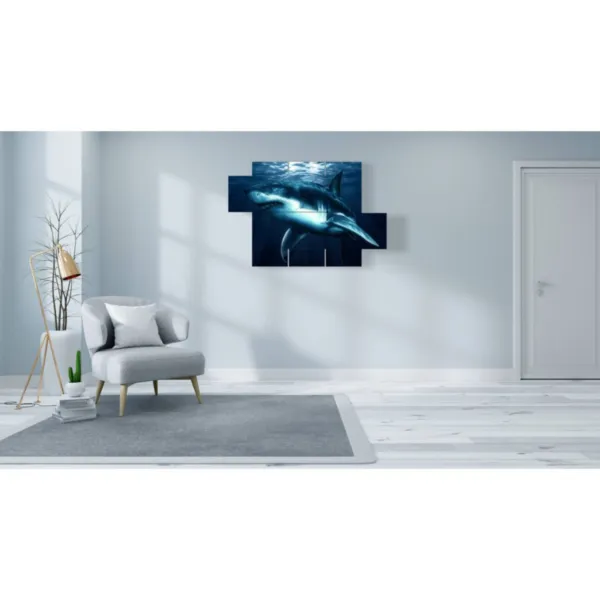 impression avec un requin