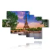 modern painting paris in the trees - version: 7 pannelli 173x106cm