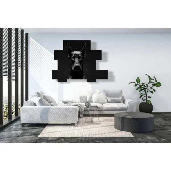 Moderne Gemälde - wütender Hund