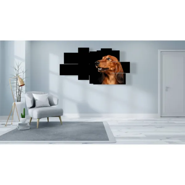 décoration murale pour chien de race