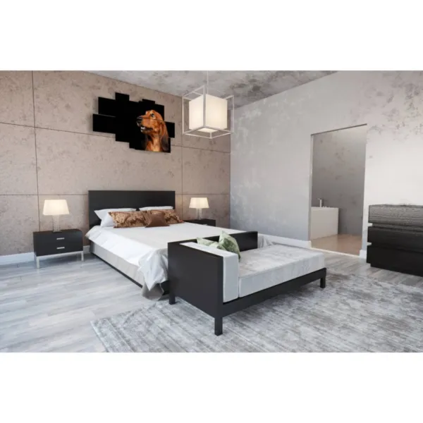 -impression sur toile de chiens de race