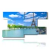 bild paris tour eiffel bei tag - version: 9 pannelli 177x101cm