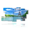 bild paris tour eiffel bei tag - version: 9 pannelli 184x100cm