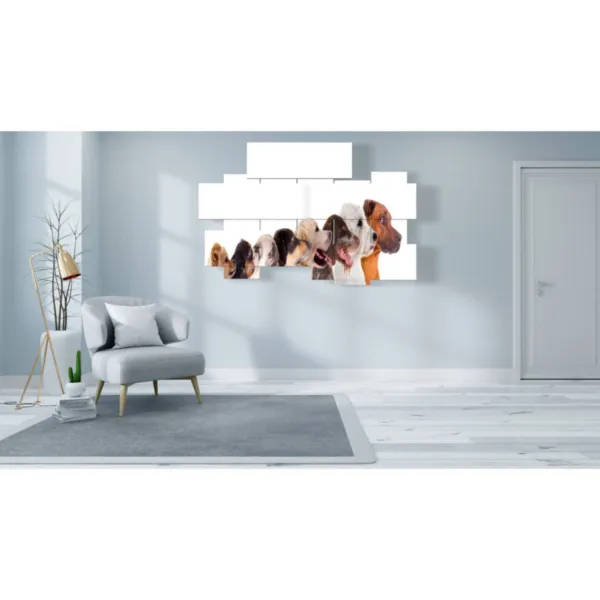 decorazioni con cani dipinti