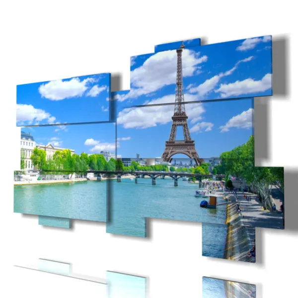 Paintings of Paris Eiffel Tower