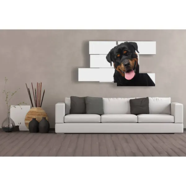 Paintings with images of dog breeds