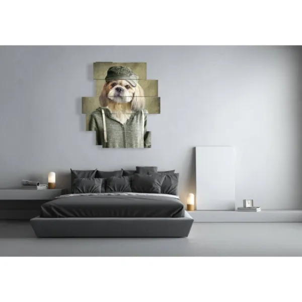 Paintings of animals dressed up